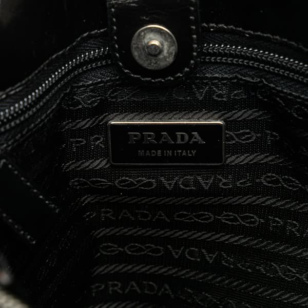 Pre-owned Prada Spazzolato Tote Black