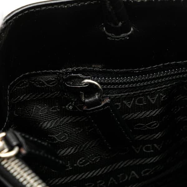 Pre-owned Prada Spazzolato Tote Black