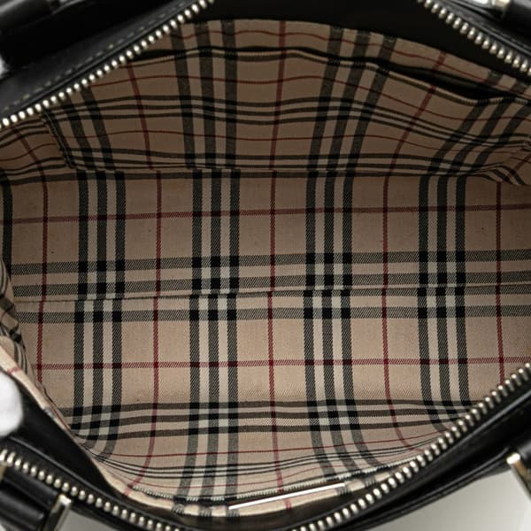 Pre-owned Burberry Leather Tote Black