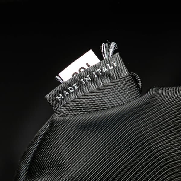 Pre-owned Prada Saffiano Trimmed Tessuto Tote Black