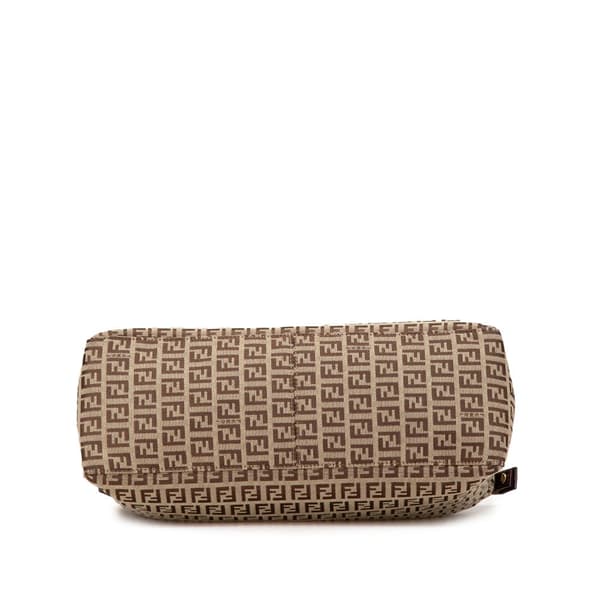 Pre-owned Fendi Zucchino Canvas Tote Brown