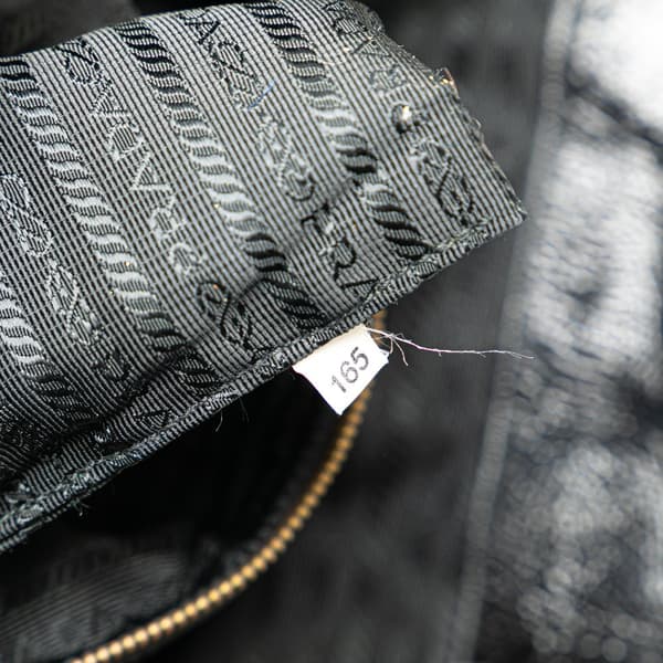 Pre-owned Prada Tessuto Pietre Tote Black