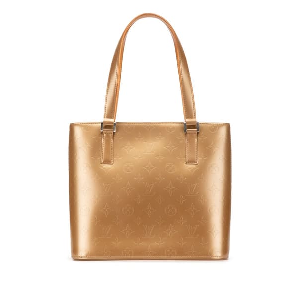 Pre-owned Louis Vuitton Monogram Mat Stockton Gold