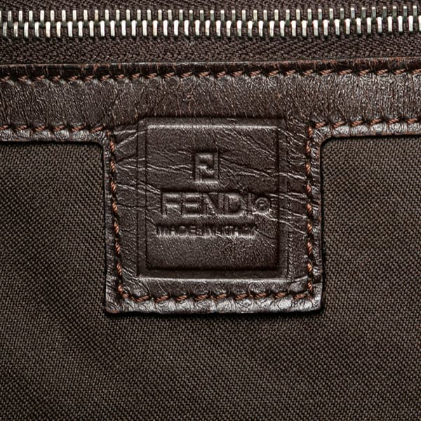 Pre-owned Fendi Zucca Canvas Tote Brown