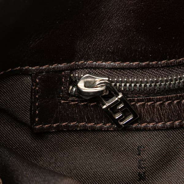 Pre-owned Fendi Zucca Canvas Tote Brown