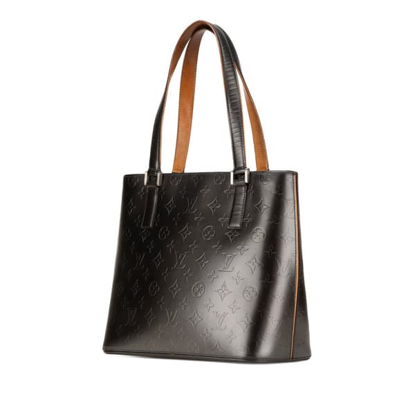 Pre-owned Louis Vuitton Monogram Mat Stockton Gray