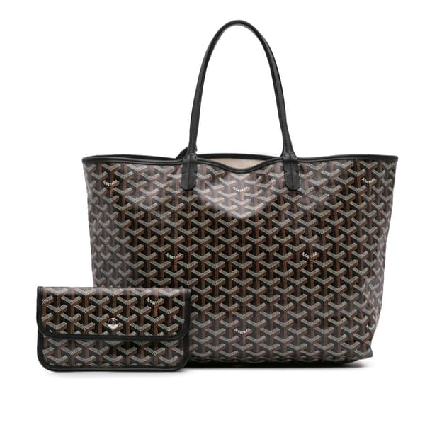 Pre-owned Goyard Goyardine Saint Louis PM Black