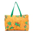 Miniatyrbild 1 av 10: Pre-owned Hermès Toile Les Perroquets Tote Orange