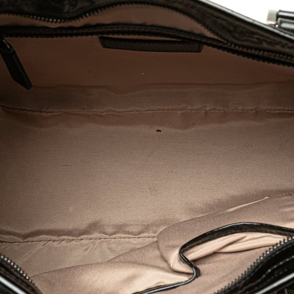 Pre-owned Burberry Supernova Check Coated Canvas Tote Brown