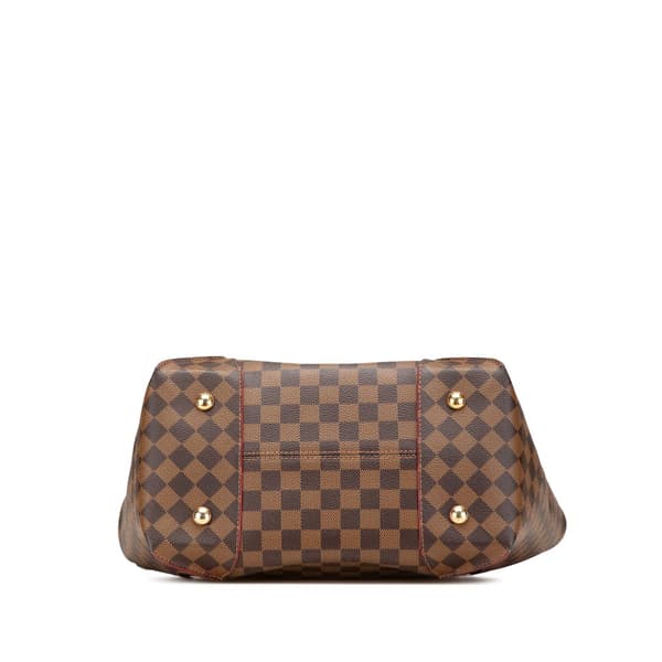 Pre-owned Louis Vuitton Damier Ebene Caissa MM Brown