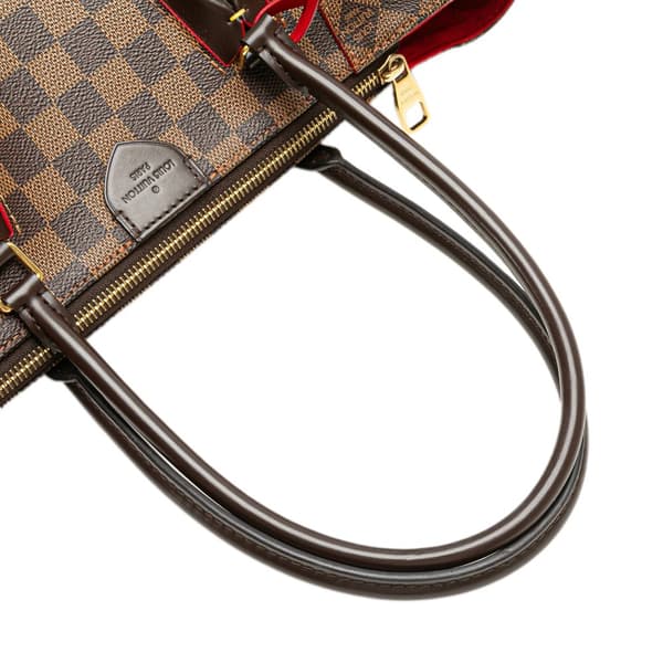 Pre-owned Louis Vuitton Damier Ebene Caissa MM Brown