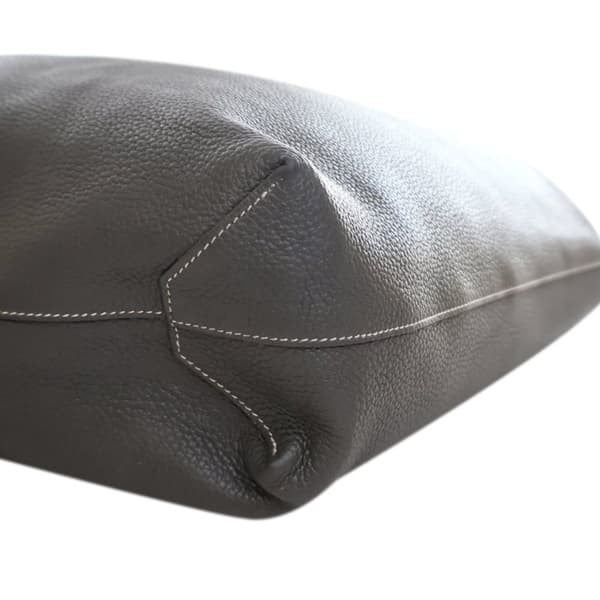 Pre-owned Hermès Clemence Double Sens 45 Gray