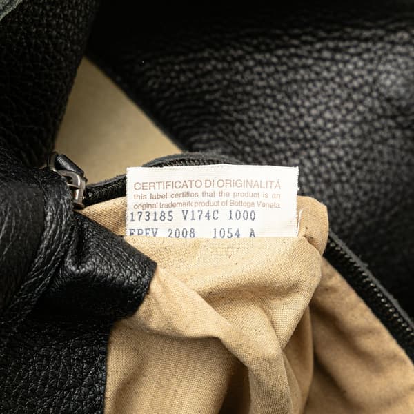 Pre-owned Bottega Veneta Leather Intrecciato Tote Black