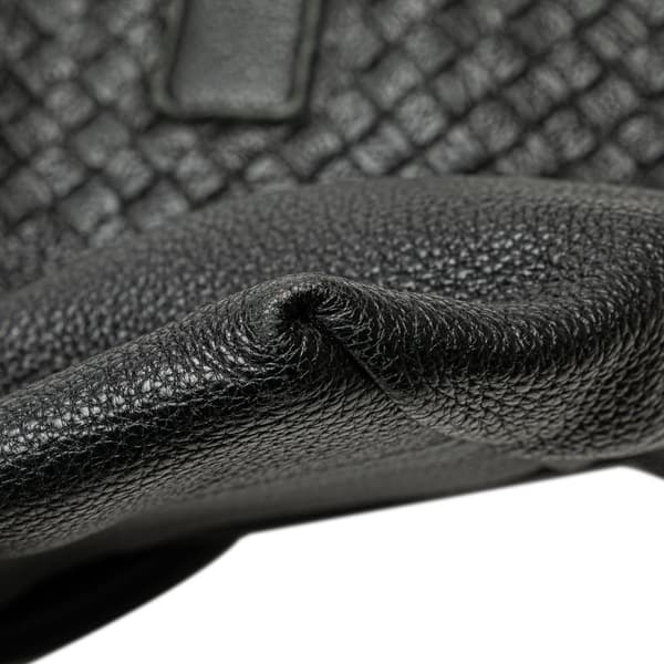 Pre-owned Bottega Veneta Leather Intrecciato Tote Black