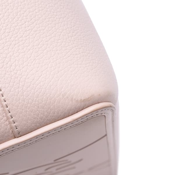 Pre-owned Christian Louboutin Small Grained Calfskin Studded Cabata Tote Pink