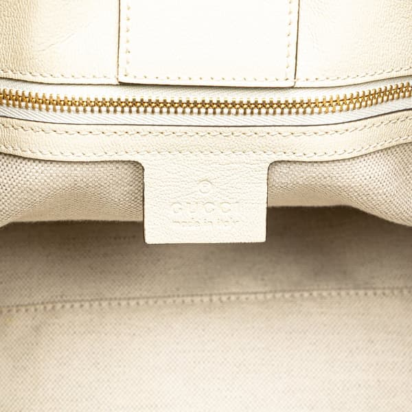 Pre-owned Gucci Medium GG Canvas Horsebit 1955 Tote Brown