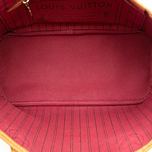 Pre-owned Louis Vuitton Monogram Neverfull PM Brown