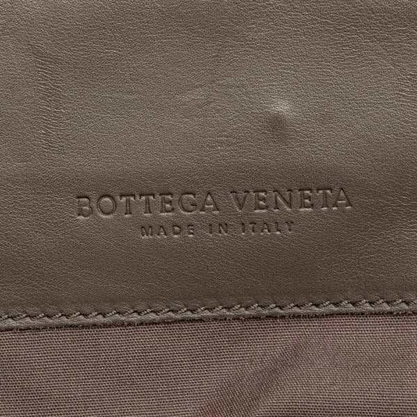 Pre-owned Bottega Veneta Nappa Intrecciato Belt Strap Tote Brown