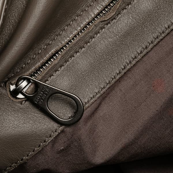 Pre-owned Bottega Veneta Nappa Intrecciato Belt Strap Tote Brown
