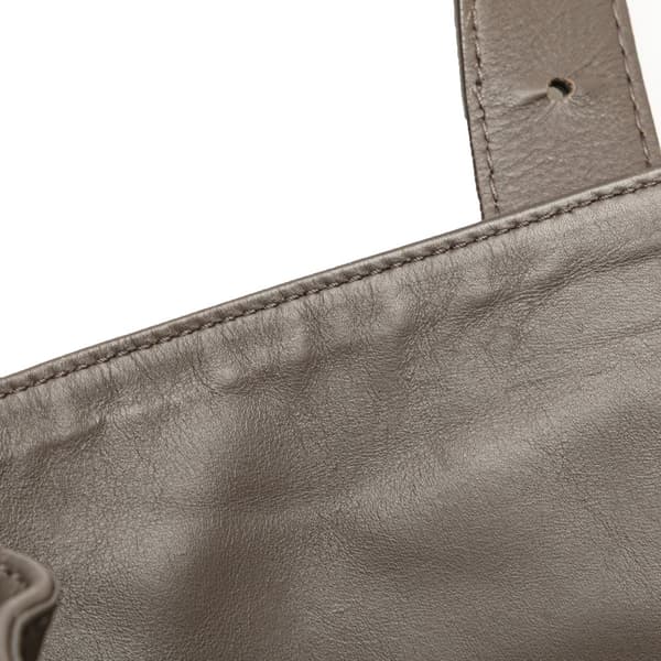 Pre-owned Bottega Veneta Nappa Intrecciato Belt Strap Tote Brown