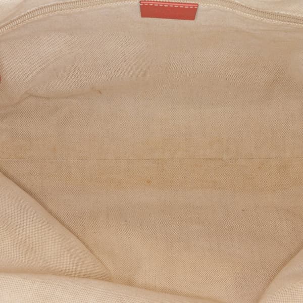 Pre-owned Gucci Medium Diamante Canvas Sukey Tote Brown