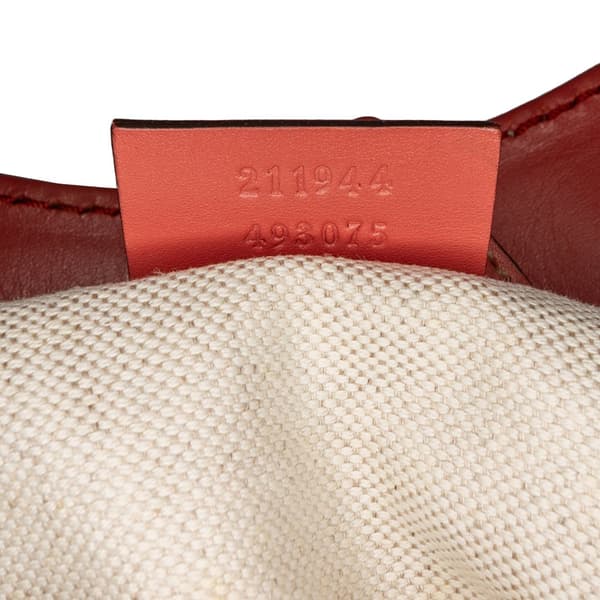 Pre-owned Gucci Medium Diamante Canvas Sukey Tote Brown