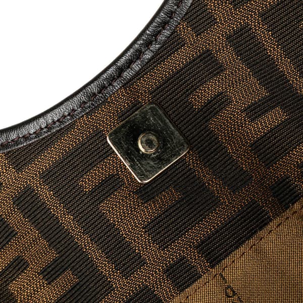Pre-owned Fendi Zucca Canvas Chef Tote Brown