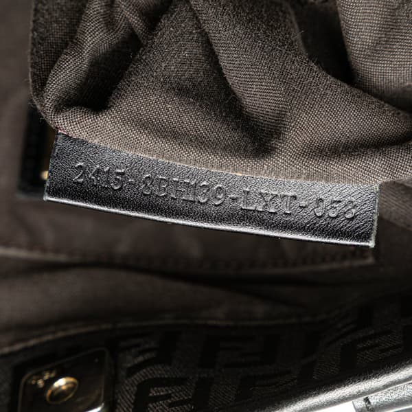 Pre-owned Fendi Zucchino Canvas Chef Shopping Tote Brown