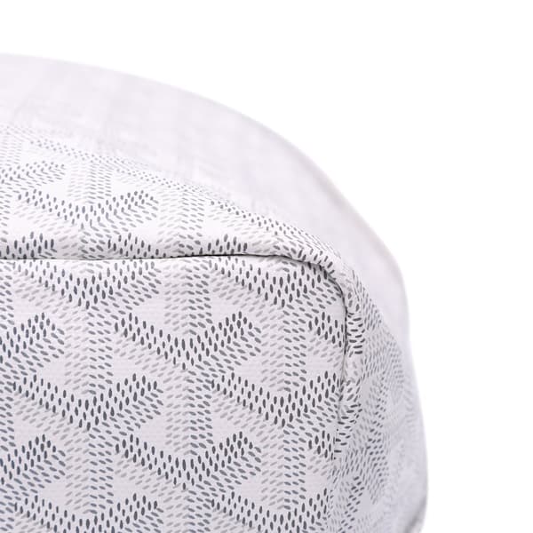 Pre-owned Goyard Goyardine Saint Louis PM White