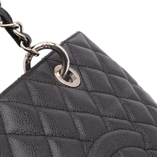 Pre-owned Chanel Caviar Grand Shopping Tote Black