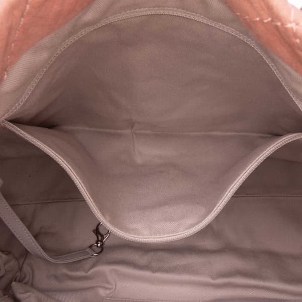 Pre-owned Chanel Small Iridescent Calfskin Sea Hit Tote Brown