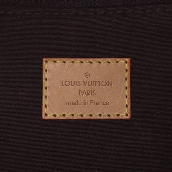 Pre-owned Louis Vuitton Monogram Vernis Bellevue GM Red
