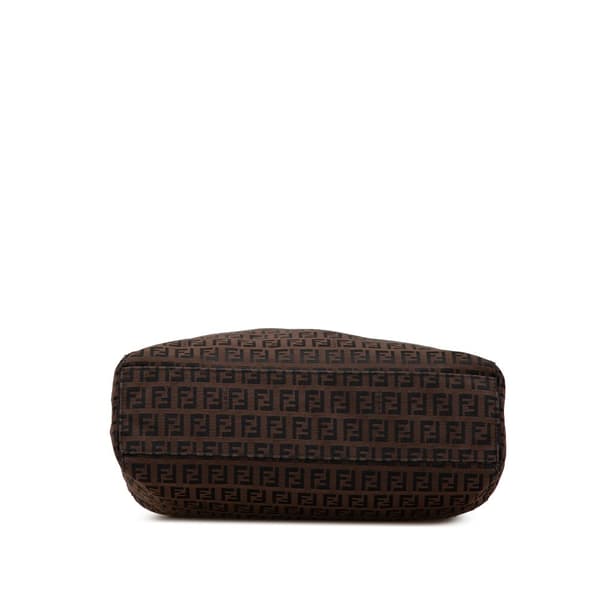 Pre-owned Fendi Zucchino Canvas Tote Brown