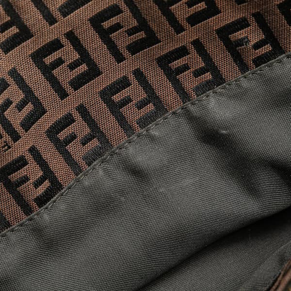 Pre-owned Fendi Zucchino Canvas Tote Brown