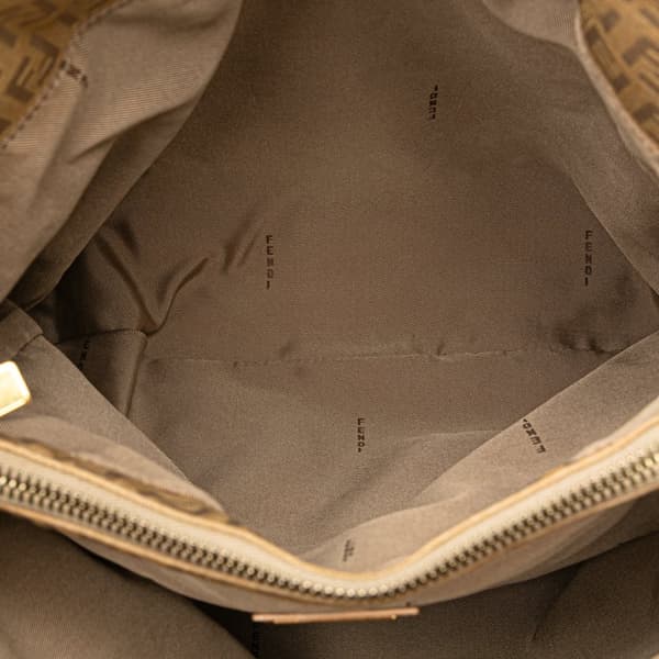 Pre-owned Fendi Zucchino Canvas Tote Brown
