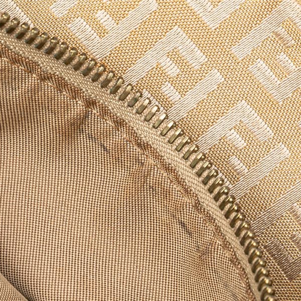 Pre-owned Fendi Zucchino Canvas Tote Brown