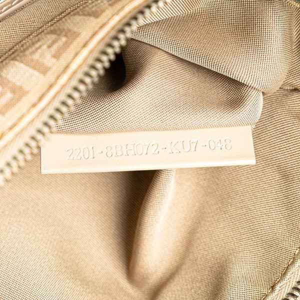 Pre-owned Fendi Zucchino Canvas Tote Brown