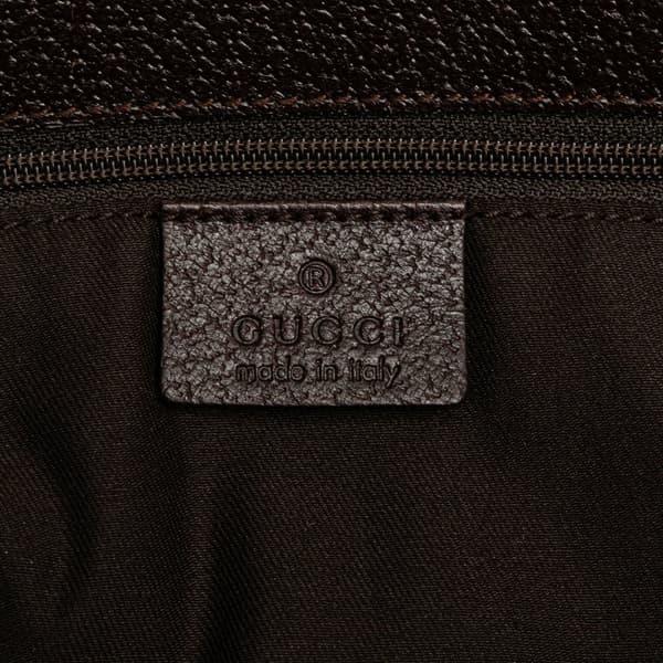 Pre-owned Gucci GG Canvas Eclipse Tote Brown