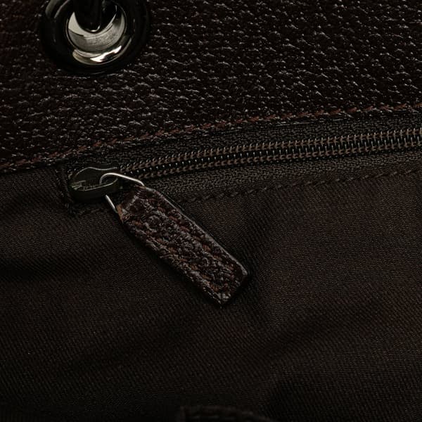 Pre-owned Gucci GG Canvas Eclipse Tote Brown