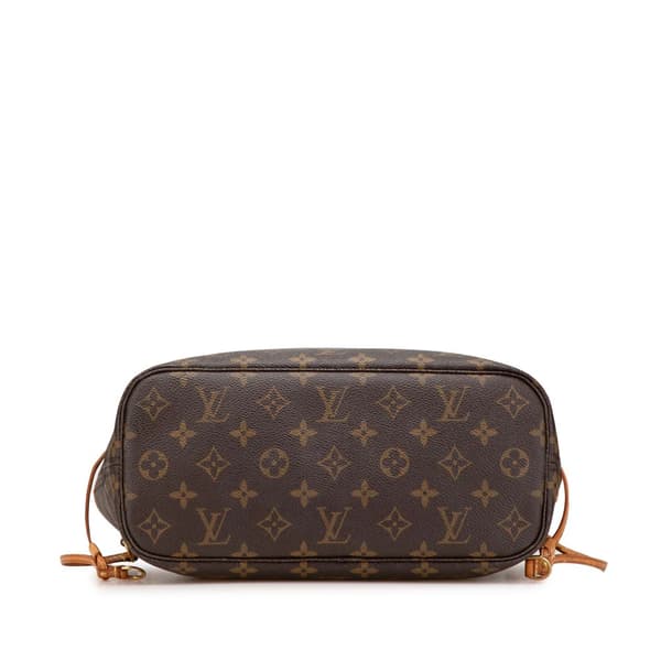 Pre-owned Louis Vuitton Monogram Neverfull PM Brown
