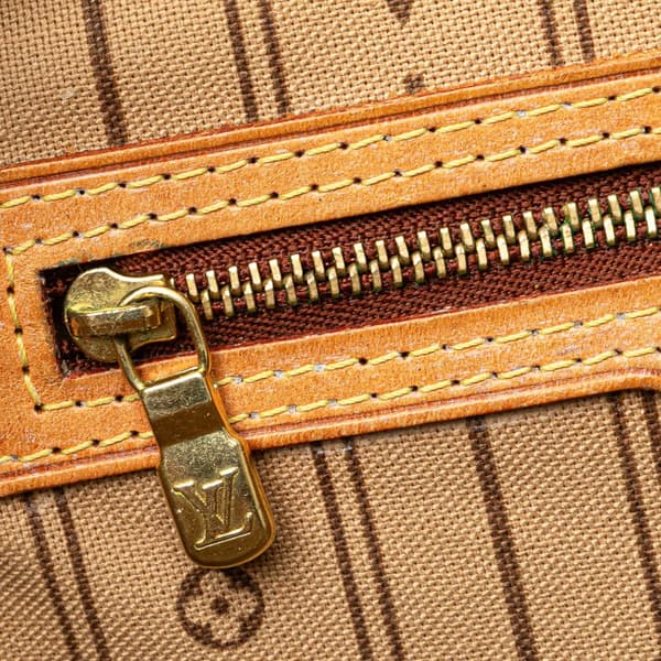 Pre-owned Louis Vuitton Monogram Neverfull PM Brown