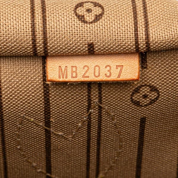 Pre-owned Louis Vuitton Monogram Neverfull PM Brown