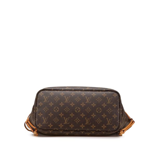 Pre-owned Louis Vuitton Monogram Neverfull MM Brown