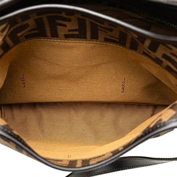 Pre-owned Fendi Zucca Canvas Chef Tote Brown