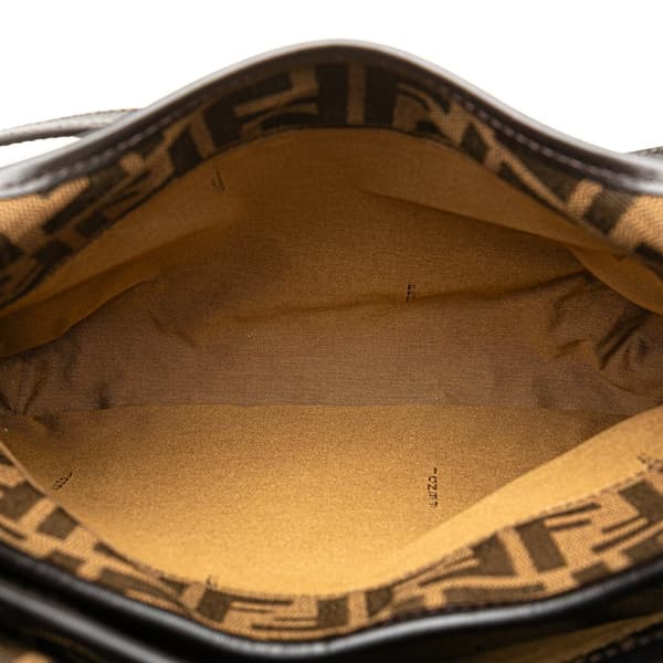 Pre-owned Fendi Zucca Canvas Chef Tote Brown