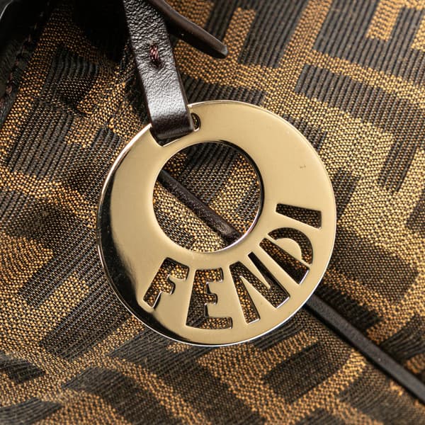 Pre-owned Fendi Zucca Canvas Chef Tote Brown