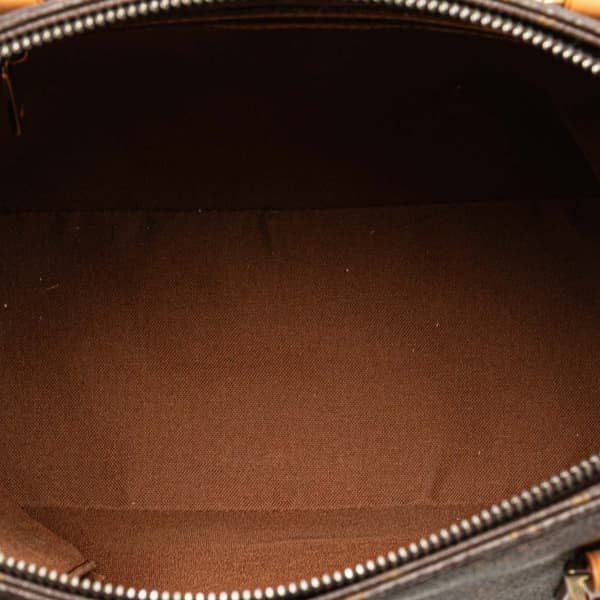 Pre-owned Louis Vuitton Monogram Cabas Piano Brown