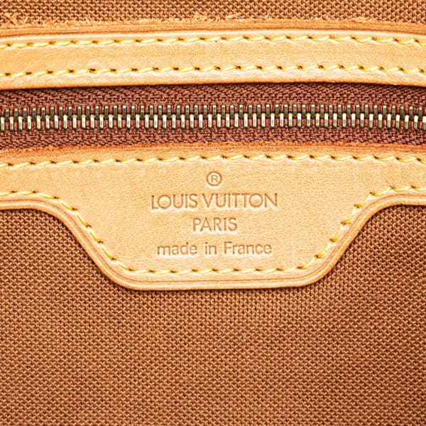 Pre-owned Louis Vuitton Monogram Cabas Piano Brown
