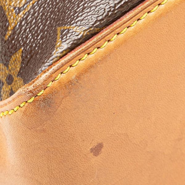 Pre-owned Louis Vuitton Monogram Cabas Piano Brown