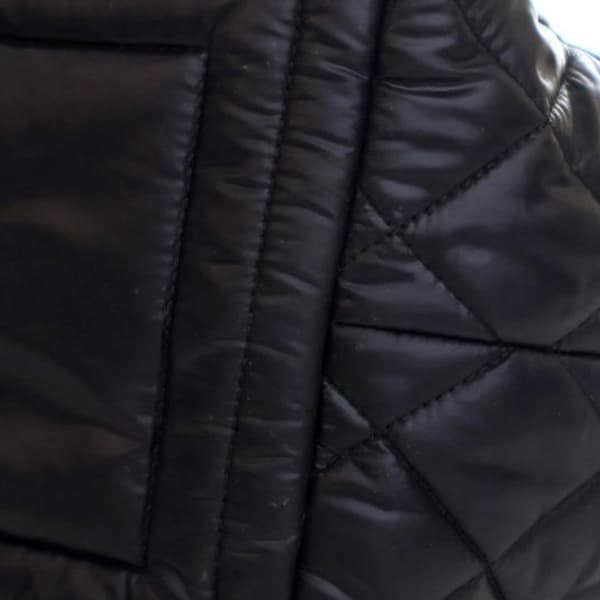Pre-owned Chanel Small Quilted Nylon Coco Cocoon Tote Black